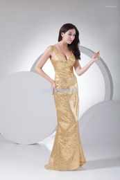 Party Dresses Formal Evening 2023 Vestidos Dress Dinner Long Halter Plus Size Pageant Sexy Gold Prom