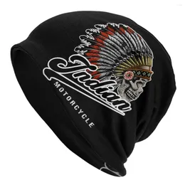 Berets Skull Motorcycle Design Bonnet Hat Hip Hop Outdoor Motorcycles Skullies Beanies Hats Unisex Summer Dual-use Cap