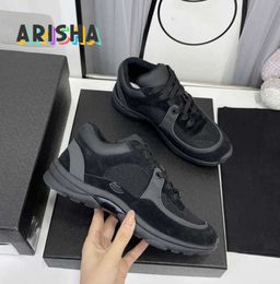 7A Best Quality Designer Running Shoes Channel Sneakers Women Lace-up Sports Shoe Casual Trainerswhite Classic Sneaker Woman Ccity11
