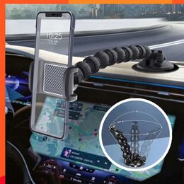 New 360° Rotating Universal Car Phone Holder Telephones Support with Seven Stable Reinforcement Partsfor Iphone 12 13 14 Pro Max