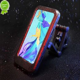 New Arrivals Waterproof Motorcycle Phone Mount Universal Motorbike 360 Degree Rotatable Cellphone Holder Stand Moto Accessories