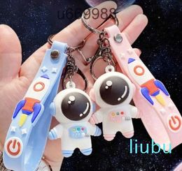 Cute Astronaut Cartoon Astronaut Key Ring Doll Schoolbag Pendant Car Accessories Gift for Men and Women