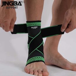Ankle Support JINGBA SUPPORT 1 PCS Compression ank brace support For fitness football basketball volyball ank Brace protection Q231124