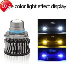 New LED Auto Fog Light Projector Lens LED Lamp for Car H11 H8 H9 9005 HB3 9006 HB4 H7 50W 2400Lm Angle Eyes Fog Light Bulbs 6000K