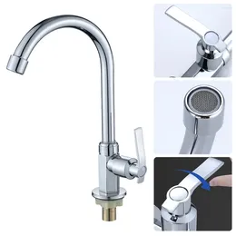 Kitchen Faucets Faucet Ziny Alloy Single Handle Hole Tap Brushed Mixer Cold Water Taps