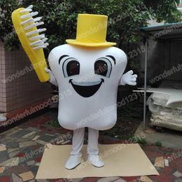 Performance teeth Mascot Costumes Cartoon Carnival Hallowen Performance Unisex Fancy Games Outfit Holiday Outdoor Advertising Outfit Suit