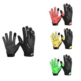 Cycling Gloves WEST BIKING Riding Contact Screen Motorcycle Mesh Breathable Spring And Autumn Finger Anti-Slip