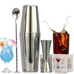 Bar Tools Boston Cocktail Shaker SetBartender Kit For Mixed Drinks Martini Home Bar Tools Stainless Steel Suitable For Beginners 231124