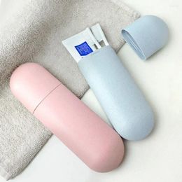 Bath Accessory Set PP Toothbrush Tube Cover Case Fashion Large Portable Organizer Plastic Suitcase Holder Travel Accessories