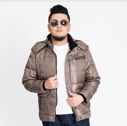 Men's Down Arrival Winter Super Large Male Coat Warm Jacket High Quality Obese With Hood Casual Fashion Plus Size XL-11XL12XL13XL