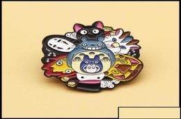 Pins Brooches Pinsbrooches Jewelry Cute Character Collection Enamel Pin Faceless Male My Neighbor Totoro Mix Badge Child Brooch Lo6345362