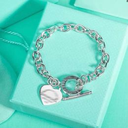 Tiffanylris designer pulseiras clássico ot corrente pulseira design de moda amor mão jóias senhoras ao vivo