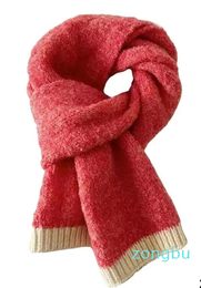 Scarf For Women Pure Colour Ladies Long Pashmina Wrap Knitted Blanket Female