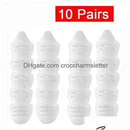 Shoe Parts Accessories 10 Pairs Supports For Sneaker Anti Crease Ball S Head Guard Stretcher Toe Cap Support Dhtsp