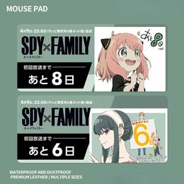 Mouse Pads Wrist Rests SPY X FAMILY Anime Custom Large Mouse Pad Kawaii Desk Pad Support DIY Gaming Accessories Anime Large J230422