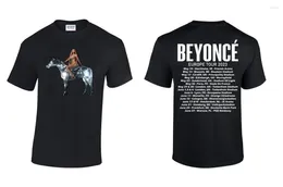 Men's T Shirts Beyonce Renaissance World Tour T-Shirt 2023 Short Sleeve Harajuku Streetwear Graphic Tee Shirt Camisetas Mujer