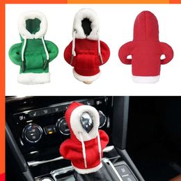 New New Christmas Hoodies Car Gear Shift Knob Cover Manual Handle Gear Shift Decor Automatic Car Interior Accessories for Woman Men Gift