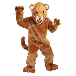 Halloween Lion Mascot Costumes High Quality Cartoon Theme Character Carnival Adults Size Outfit Christmas Party Outfit Suit For Men Women