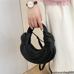 Noodle Pull Handbags BottegvVeneta Woven Totes Bags Authentic Leather Fashion Bags 2023 Summer and Autumn New Noodle Bag Hand Woven Cool Fashion Photography Ma HBYN