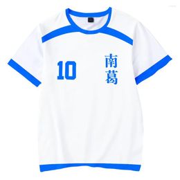 Men's T Shirts Captain Tsubasa Role Suit Custom Tracksuit O-Neck Men Women Summer Casual Short Sleeve Tshirts Character Cosplay Tops