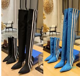 jersey point toes Originals x thigh-high boot for women luxury designer shoes factory footwear