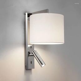 Wall Lamp Steel Cloth Art To Read The Of Bedroom Head A Bed El Guest Room Air Engineering