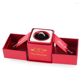 Gift Wrap Wedding Rose Box Aluminium Alloy Material For Girlfriend Or Wife