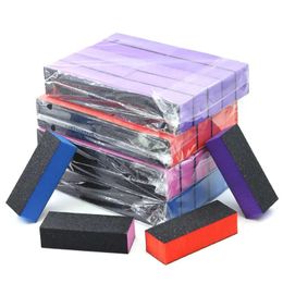 Nail Files 510 PCS Professional Nail Files Black Sandpaper Block High Quality Colorful Sponge Nail Buffer Blok Files For Manicure Art 231123