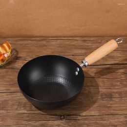Pans Frying Pan Induction Hob Wok Gas Stove Kitchen Supply Non Stick Iron Cookware Stoves Nonstick Accessories