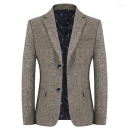 Men's Suits Fashion Brand Men's Suit Jackets Spring Autumn Business Casual Single-breasted Slim Blazers 3XL
