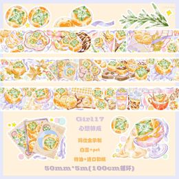 Gift Wrap Golden Autumn Fruit PET Special Oil Washi Tape Craft Supplies Masking DIY Scrapbooking Decor Sticker