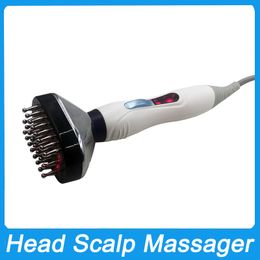 New Arrival 4in1 Head Scalp Massager RF BIO Microcurrent EMS Dredging Meridian Brush Hair Growth Comb Neck Physiotherapy Vibration Relaxation Health Care Machine