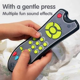 Rattles Mobiles Music TV Remote Control Early Educational Toys Toy Electric Numbers Learning Machine Gifts For born Birthday Gift Kid 231124