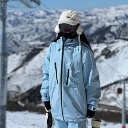 Skiing Jackets Snowboard Hooded Sweatshirts Ski Jacket Men Warm Cotton Thickened Outdoor Snow Mountaineering Clothes