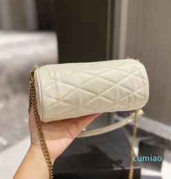 Evening Bags Cylindrical Bag For Women Trendy And Advanced Sense Portable Chain Bucket Fashion One Shoulder Cross Body