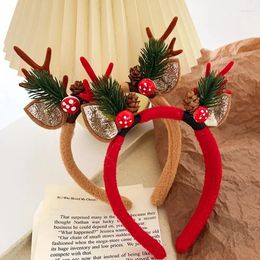 Hair Accessories Christmas Antlers Hairbands Hairpin Girls Band Ties Headbands For Women Children Headdress