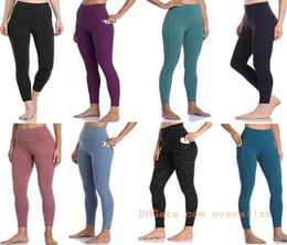 Womens Women Yoga Outfits Yoga Butt Lift Leggings Pants with Pockets Tummy Control Slimming Textured Booty Running Workout Ruched44560520