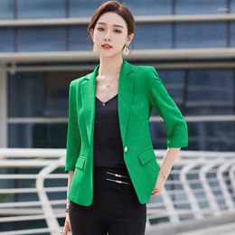 Women's Suits Oversize S-4XL Spring Summer Women Blazers Jackets Coat OL Professional Office Ladies Business Work Wear Outwear Tops Blaser