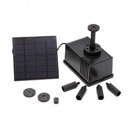 Air Pumps & Accessories 50LB Fountain Submersible Water Pump Solar Powered With Philtre Panel For Pond Pool276e