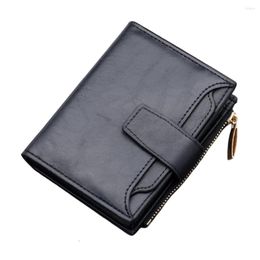 Card Holders Men's Multifunctional Leather Grey Money Clip Durable Wear-resistant Ourdoor Activities Top Quality Carteira Masculina
