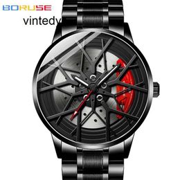 Luxury Watch fashion waterproof men's watch luminous wheel business sports leisure WATCH QUARTZ Steel Watch