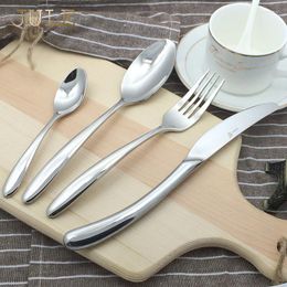 Dinnerware Sets 24-piece Top Grade 18/8 Stainless Steel Set Dinner Knife Fork S Poon Western Luxury Silver Cutlery For Restaurant