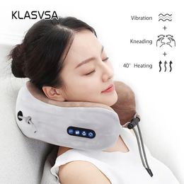 Face Care Devices Electric Neck Massager U shaped Pillow Multifunctional Portable Shoulder Cervical Outdoor Home Car Relaxing Massage 231123