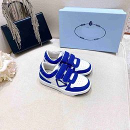 Brand kids shoes designer baby toddler sneakers Size 26-35 Box packaging Metal geometric marking girl boy running shoes Nov25