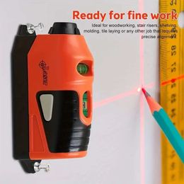 New Level Bubble Infrared Laser Ground Leveller Mini Portable Wall Vertical Precision Beam Tool Accurately Levels Any Wall Floor