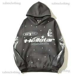 Hot sale Hellstar Vintage Hoodies trap star Men Women Sweatshirts Hooded Flame Designer Hoodie Long Sleeve Coat