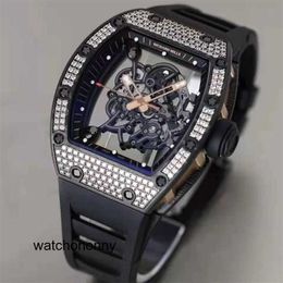 Watches for Mens Mechanical Watch Richa Milles Luxury Rm055 Original Diamond Perspective Bottom Cool Luminous Non Male Female Student Sport High Quality