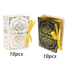 Gift Wrap 10 Pieces Eid Mubarak Candy Box Set Desserts