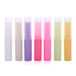 500pcs PP Plastic bottle 4g Lipstick Tube Frosted Lip Balm Tube Containers Lip Gloss Scrub Containers SN820