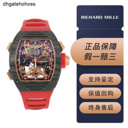 Richardmill Watch Swiss Mechanical Watches Richar Mills Rm5001 Side Golden Lotus Team Limited Edition Ntpt Tourbillon Mens Fashion Leisure Sports Wris